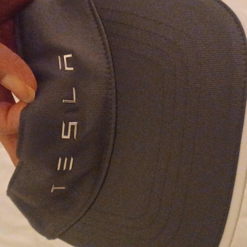 TESLA Gray Visor cap